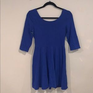 Express Blue Fitted T-Shirt Dress!!